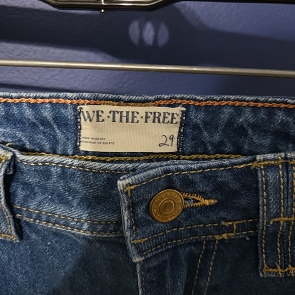 We The Free Jeans Womens 29 Ava High Rise Boot Blue Denim Medium Wash NWOT - Picture 2 of 7